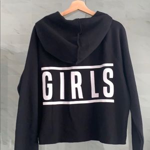 NWT Brunette The Label Girls Hoodie